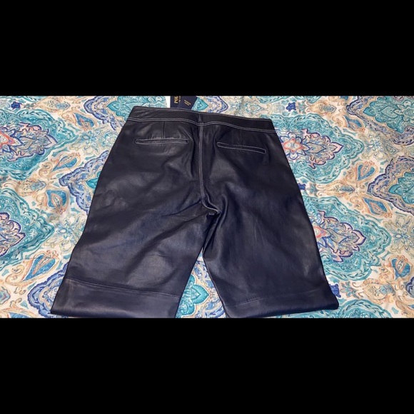 Polo Ralph Lauren Leather joggers !!! Navy - Picture 8 of 8